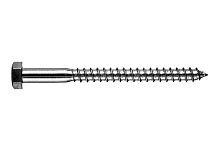 Сантехнический шуруп 12х100 DIN 571 глухарь цинк (100 шт/уп) Промрукав | код PR08.9778 | ПРОМРУКАВ