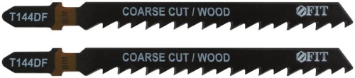 Полотна по дереву, Bimetal, разведенные, шлифованные зубья, 100/74/4 мм (Т144DF), 2 шт | код 40945 | FIT фото 2