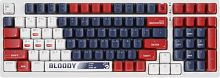 Клавиатура A4Tech Bloody S98 Sports Navy BLMS Plus механическая синий/белый USB for gamer LED (S98 SPORTS NAVY BLMS RED PLUS) | код 1998355 | A4TECH