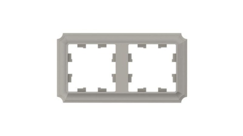 Рамка 2-пост. AtlasDesign Antique универс. шампань | код ATN100502 | Systeme Electric