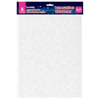 Украшение для окон и стекла ЗОЛОТАЯ СКАЗКА Звезды 1 , 25,8х33,5 см, ПВХ | код 591255 | ЗОЛОТАЯ СКАЗКА