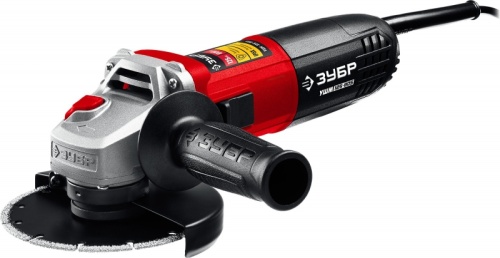 Углошлифовальная машина Зубр Мастер УШМ-125-805 800Вт 11000об/мин рез.шпин.:M14 d=125мм | код 1877108 | ЗУБР