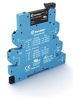 Интерфейсный модуль (сборка 34.81.7.024.8240 + 93.60.7.024), твердотельное реле, серия MasterBASIC, выход 2A (240В AC), питание 24В DC, категория защиты IP20, безвинтовые клеммы Push-in | код 390070248240 | FINDER