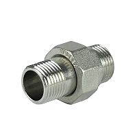 Сгон прямой разъемный (американка) НР-НР 1/2дюйм никелированный (200/10) К | код VF.728.N.012 | VALFEX