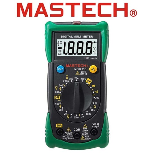 Мультиметр MASTECH MS8233B | код 98798 | Mastech Мультиметр MASTECH MS8233B | код 98798 | Mastech
