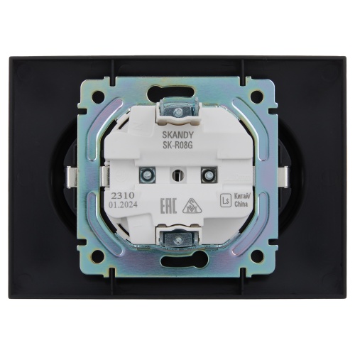 SKANDY Роз. 2-я с з/к без з/ш 16А сб. SK-R08G граф. IEK | код SK-R21-16-K53-F | IEK фото 4 SKANDY Роз. 2-я с з/к без з/ш 16А сб. SK-R08G граф. IEK | код SK-R21-16-K53-F | IEK фото 4