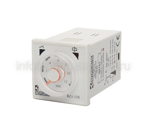 Реле времени с задержк. вкл. 6,0-60 сек 12В AC-DC | код RZ1A1A60S-1 | EMAS Реле времени с задержк. вкл. 6,0-60 сек 12В AC-DC | код RZ1A1A60S-1 | EMAS