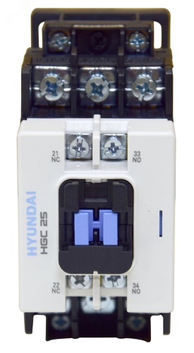 Магнитный контактор HGC25 11NS D024 25А 11 кВт при АС3 (380-440В) кат. 24В DC 1НО+1НЗ | код 13.01.01.000562 | Hyundai Магнитный контактор HGC25 11NS D024 25А 11 кВт при АС3 (380-440В) кат. 24В DC 1НО+1НЗ | код 13.01.01.000562 | Hyundai
