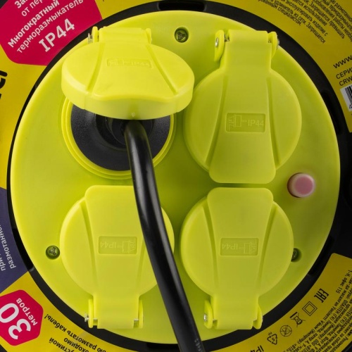 Удлинитель на катушке 4х30м с заземл. IP44 CRW-04-3000 ФАZА 5063853 фото 6