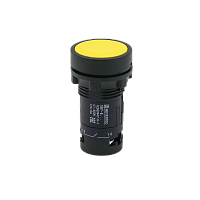 Кнопка плоская желтая, 1NO, IP54, пластик MTB7-EA51 | код 132688 | MEYERTEC