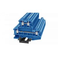 DCKKB4-01P-12-00Z(H), Клемма винтовая, 2 ур., 4 мм.кв., синий, шт | код 11020000190 | DEGSON