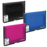 Папка на резинках BRAUBERG, широкая, А4, 330х240 мм, ассорти, до 500 листов, 0,6 мм, 221368 | код 221368 | BRAUBERG