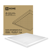 Светильник светодиодный универсальный LPU-02 36Вт ПРИЗМА 230В 6500К 3100Лм 595х595х19мм IP40 IN HOME | код 4690612029634| IN HOME