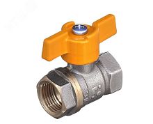 Кран шаровой 11Б27п Ду15 А10/1 газ ВВ бабочка PN40 | код БАЗ.А10.1.15.PN40 | БАЗ