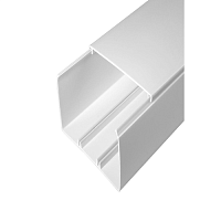 Кабель-канал белый 2-й замок в п/э 100х60 (8 м/уп) | код PR03.0060 | Промрукав