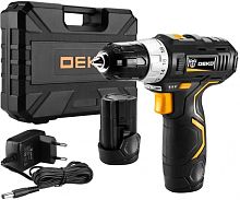 Дрель-шуруповерт Deko GCD12DU3 SET 4 аккум. патрон:быстрозажимной (кейс в комплекте) (063-4140) | код 1454706 | DEKO