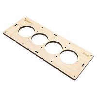 Шаблон для подрозетников c 4 отв, диам, 68 мм Expert | код sh-d68-4 | EKF