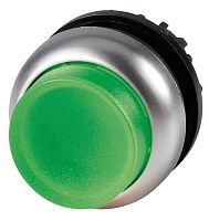 Головка кнопки с подсветкой, выступающие, без фиксации, цвет зеленый, M22-DLH-G | код 216969 | EATON