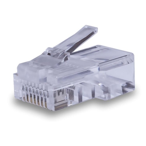Коннекторы 8P8C (Компьютерные разъемы) U/UTP Cat.5e 50U (RJ-45) Уп. 100шт. | код 10-0207 | SUPRLAN фото 3 Коннекторы 8P8C (Компьютерные разъемы) U/UTP Cat.5e 50U (RJ-45) Уп. 100шт. | код 10-0207 | SUPRLAN фото 3