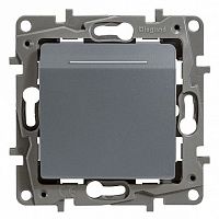 Карточный выключатель ETIKA, электронный, алюминий | код. 672493 | Legrand