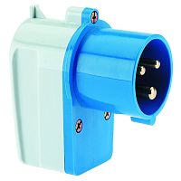 Вилка угловая 16А 3р(2P+РE) 230В 6h IP44 Bals 231 | код 231 | Bals