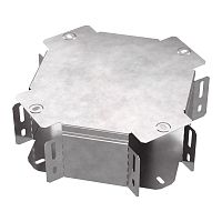 Ответвитель Х-образный с крышкой Стандарт 100х100 Промрукав | код PR16.0458 | ПРОМРУКАВ