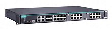 Коммутатор IKS-6728A-8PoE-4GTXSFP-HV-T Modular managed Ethernet switch with 8 10/100BaseT(X) PoE/PoE+ ports, 4 10/100/1000BaseT(X) or 100/1000BaseSFP | код 00-06100433 | MOXA