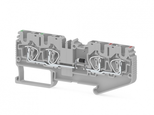 311 759, Пружинная клемма серии SRD 4CD_B (Серый) | код 0.0.0.3.11759 | KLEMSAN