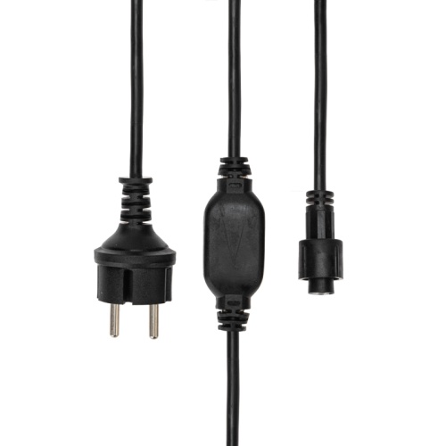 Шнур питания для гирлянды Дюраплей , 4А, подключение до 200м, черный каучук, 230 В | код 315-000 | NEON-NIGHT Шнур питания для гирлянды Дюраплей , 4А, подключение до 200м, черный каучук, 230 В | код 315-000 | NEON-NIGHT