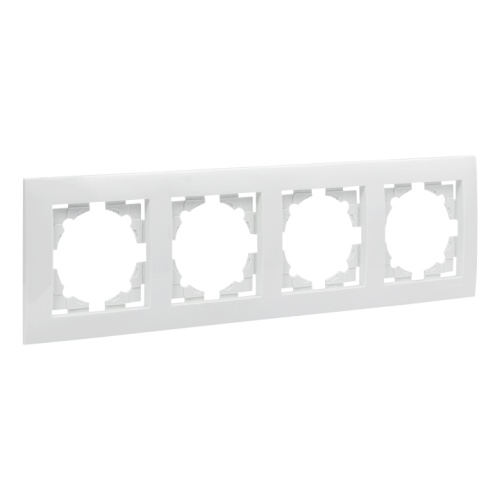 Валенсия рамка 4-местная белая PROxima | код EWM-G-304-10 | EKF Валенсия рамка 4-местная белая PROxima | код EWM-G-304-10 | EKF