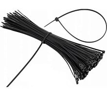 Хомут нейлоновый 3,6*200 Ч (100шт) Вихрь, , Шт | код 73/9/1/27 | ВИХРЬ