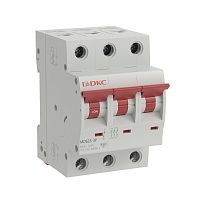 Автоматический выключатель модульный YON max типа MD63S, 4,5кА, 3 полюса, хар-ка D, 3А | код MD63S-3PD3 | DKC