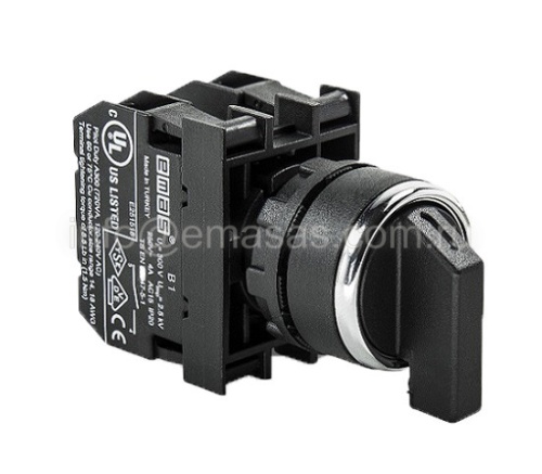 B101S20 Переключатель 0-1 с фиксацией (2НО) | код B101S20 | EMAS