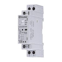 Модульный контактор, 2NC 25А, контакты AgNi, катушка 48В АС/DC, ширина 17.5мм, степень защиты IP20, опции: мех.индикатор + LED | код 223200481420 | FINDER