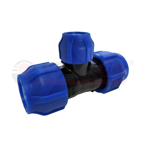 Тройник компрессионный переходной 40-20-40 (25/5) | код 1210012402040 | VALFEX