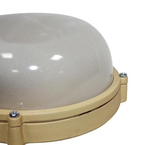 Светильник НББ-03-60-013 IP65 Терма 1301 Круг малый матовый /корпус бежевый группа индивидуальная | код 1005501014 | Элетех фото 4