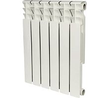 Радиатор биметаллический Plus BM 500 6 секций RAL9016 (157234) | код RG008UKJUQRULP | Rommer