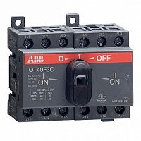 Реверсивный рубильник OT 16А 3P, фронтальное исполнение | код. 1SCA104816R1001 | ABB