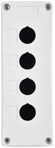 Корпус КП104-Р для кнопок 4 места белый IEK | код BKP10-4-K01-R | IEK фото 5