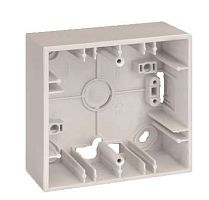 Коробка на 3 поста для открытой проводки, 86х93х37мм, S27Pl, сл.кость | код 2700753-031 | Simon