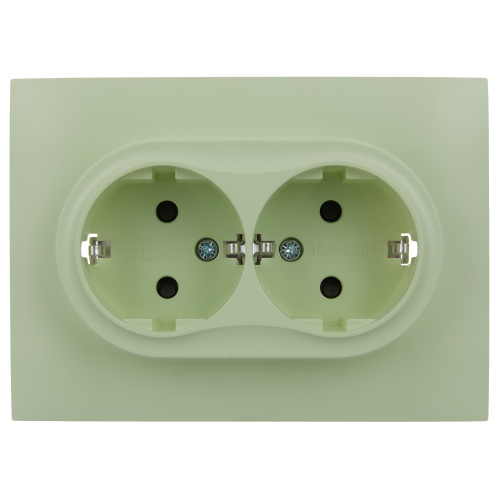 SKANDY Роз. 2-я с з/к/ш 16А в сб. SK-R07M мятн. IEK | код SK-R24-16-K06-F | IEK фото 4