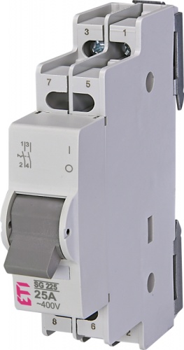 Выключатель SG 225 2p 25A (1-0) | код 760122105 | ETI