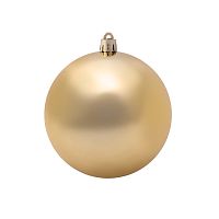 Елочная фигура Шар 10 см, цвет золотой глянцевый | код 502-071 | NEON-NIGHT