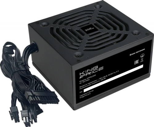 Блок питания KingPrice ATX 500W KPPSU500 (20+4pin) 120mm fan 4xSATA RTL | код 1977053 | KINGPRICE