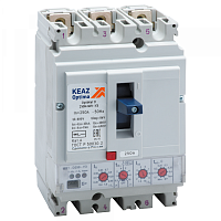 Выключатель автоматический OptiMat D250H-MR1-У3 | код. 144411 | КЭАЗ 