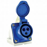 Розетка стационарная наружная 133 2Р+РЕ 63А 220В IP67 | код. ps-133-63-220 | EKF