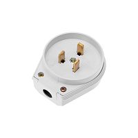 Вилка ВШ для электрической плиты 32 А, 250 В, 2Р+РЕ белая REXANT | код 11-8931 | REXANT