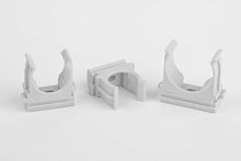 Держатель для труб (клипса) d16мм для монтажного пистолета пластик Ruvinil К01216