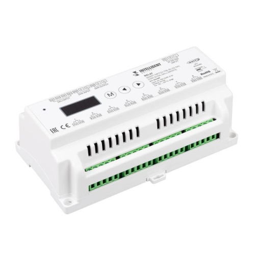 Модуль релейный SMART-SWITCH-708-82-D2-DIN 230В 8х10А DALI DMX512 IP20 пластик INTELLIGENT ARLIGHT 046489 Модуль релейный SMART-SWITCH-708-82-D2-DIN 230В 8х10А DALI DMX512 IP20 пластик INTELLIGENT ARLIGHT 046489