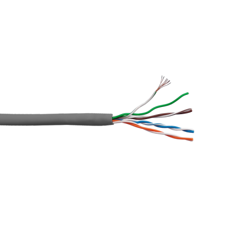 Кабель LANMASTER патч-кордовый UTP, 4x2, кат 6, 550Mhz, LSZH, серый, 305 м | код LAN-6EUTP-PT-LSZH-GY | LANMASTER Кабель LANMASTER патч-кордовый UTP, 4x2, кат 6, 550Mhz, LSZH, серый, 305 м | код LAN-6EUTP-PT-LSZH-GY | LANMASTER